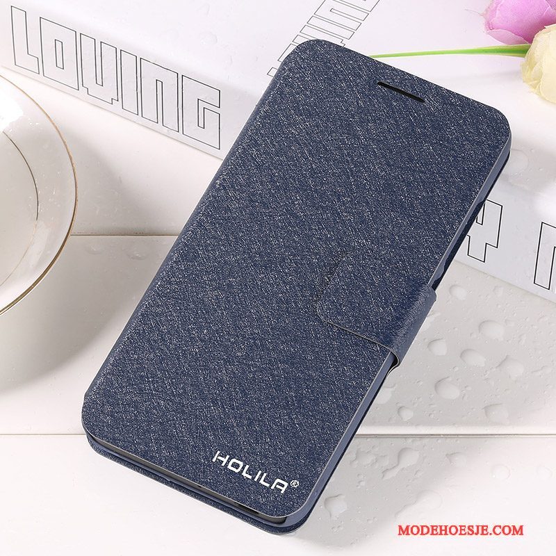 Hoesje Samsung Galaxy A9 Bescherming Blauw Hard, Hoes Samsung Galaxy A9 Folio Anti-falltelefoon