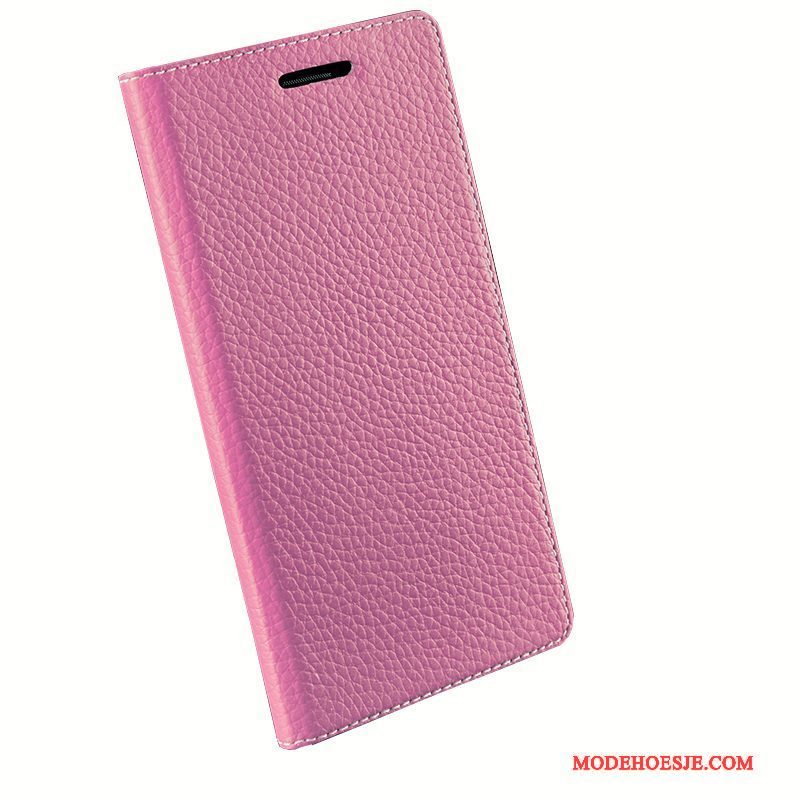 Hoesje Samsung Galaxy A9 Bescherming Eenvoudige Roze, Hoes Samsung Galaxy A9 Folio Telefoon