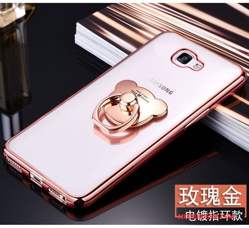 Hoesje Samsung Galaxy A9 Bescherming Hogetelefoon, Hoes Samsung Galaxy A9 Zakken Anti-fall Roze