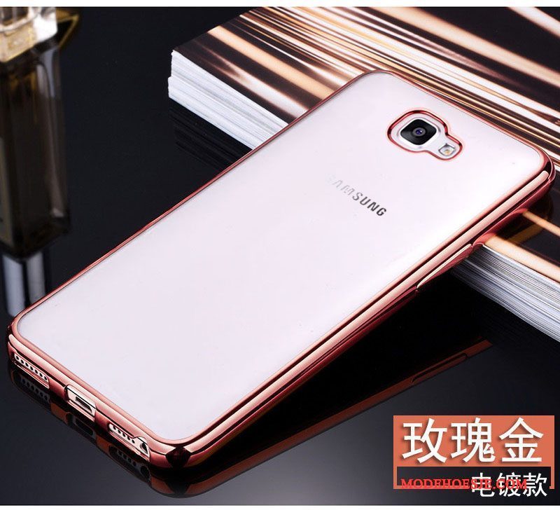 Hoesje Samsung Galaxy A9 Bescherming Hogetelefoon, Hoes Samsung Galaxy A9 Zakken Anti-fall Roze
