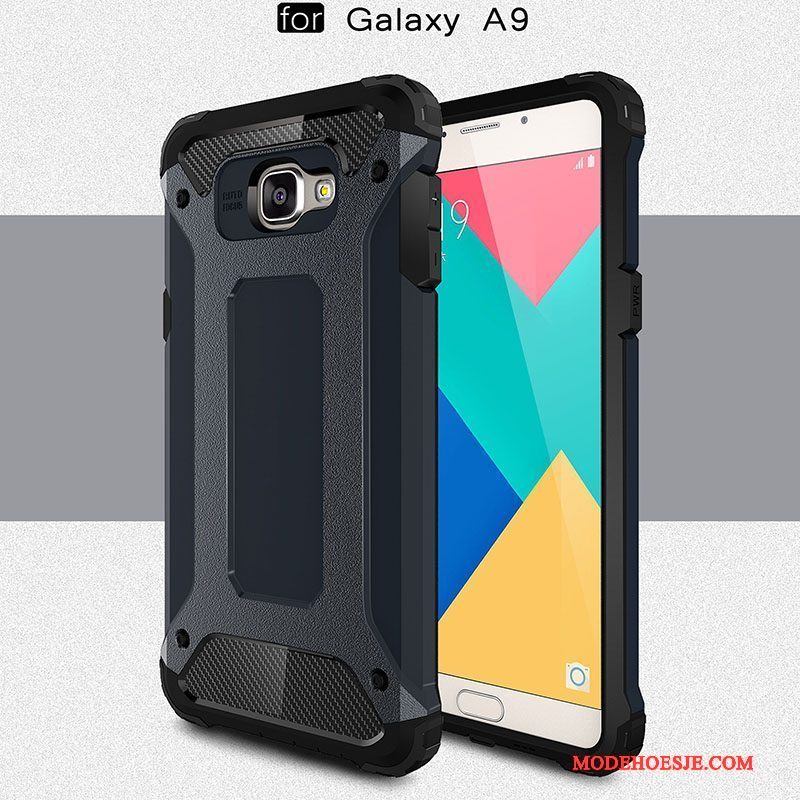 Hoesje Samsung Galaxy A9 Siliconen Hoge Anti-fall, Hoes Samsung Galaxy A9 Zakken Telefoon Mesh