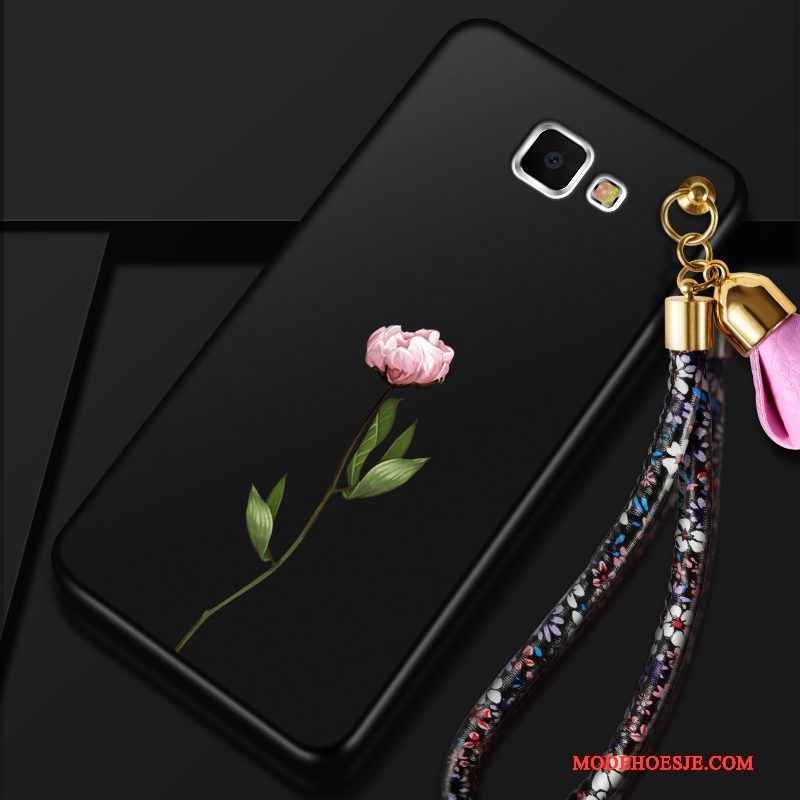 Hoesje Samsung Galaxy A9 Siliconen Hoge Anti-fall, Hoes Samsung Galaxy A9 Zakken Telefoon Rood