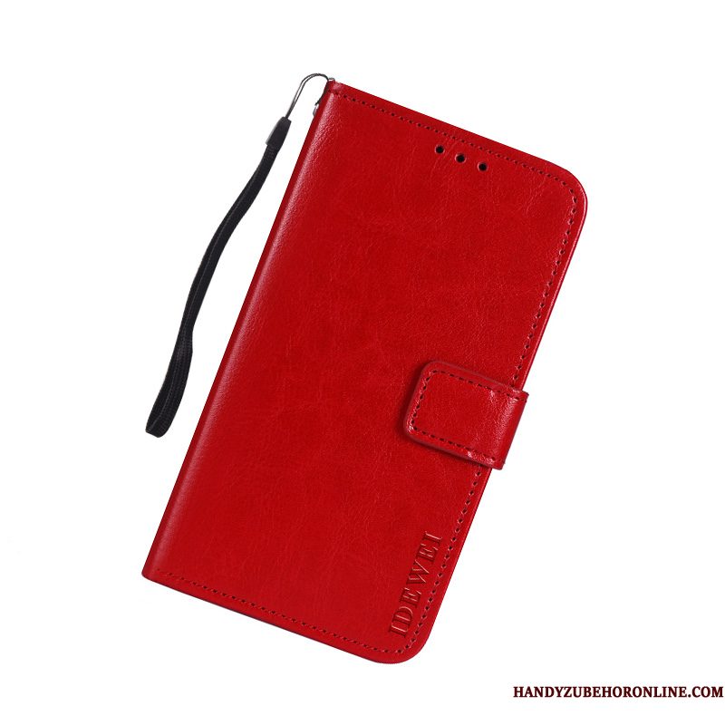 Hoesje Samsung Galaxy A90 5g Folio Trend Rood, Hoes Samsung Galaxy A90 5g Scheppend Persoonlijktelefoon