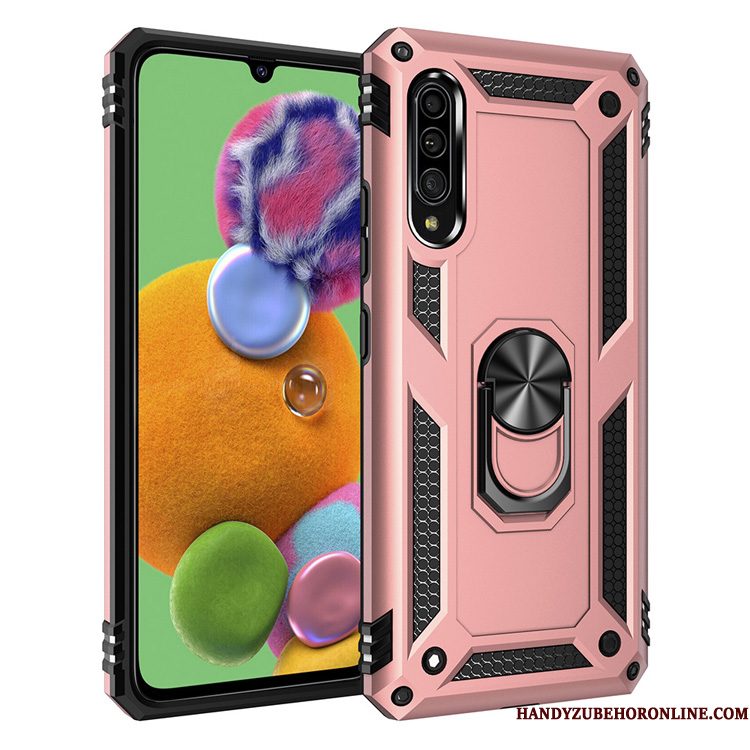 Hoesje Samsung Galaxy A90 5g Zacht Telefoon Roze, Hoes Samsung Galaxy A90 5g Bescherming Hard Anti-fall