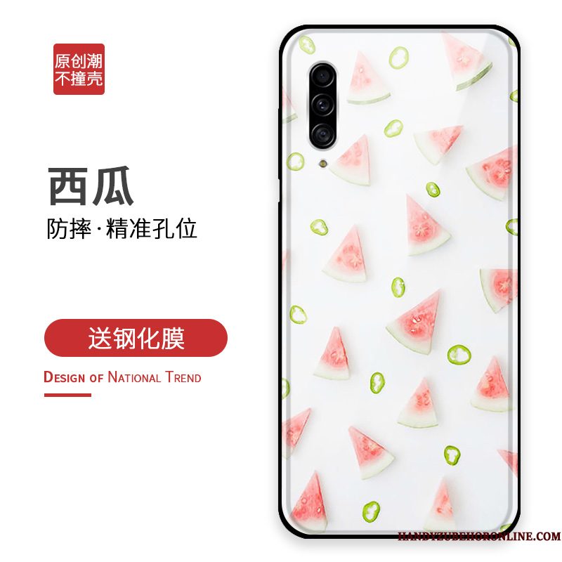 Hoesje Samsung Galaxy A90 5g Zakken Anti-fall Glas, Hoes Samsung Galaxy A90 5g Siliconen Groentelefoon