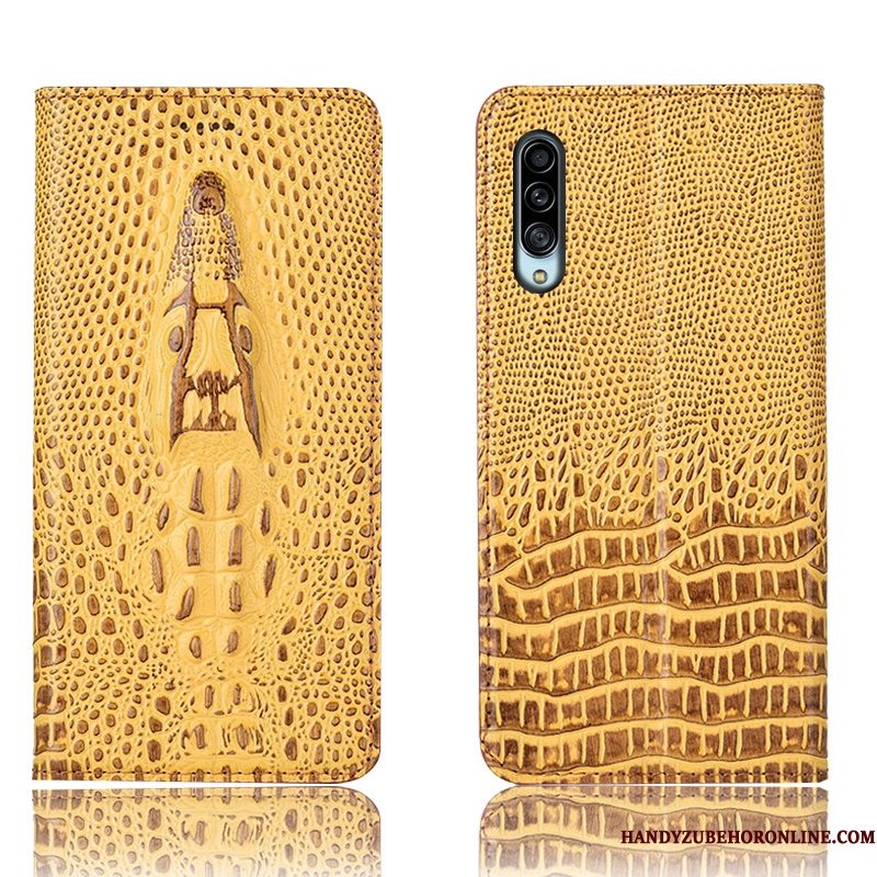 Hoesje Samsung Galaxy A90 5g Zakken Krokodil Anti-fall, Hoes Samsung Galaxy A90 5g Bescherming Telefoon