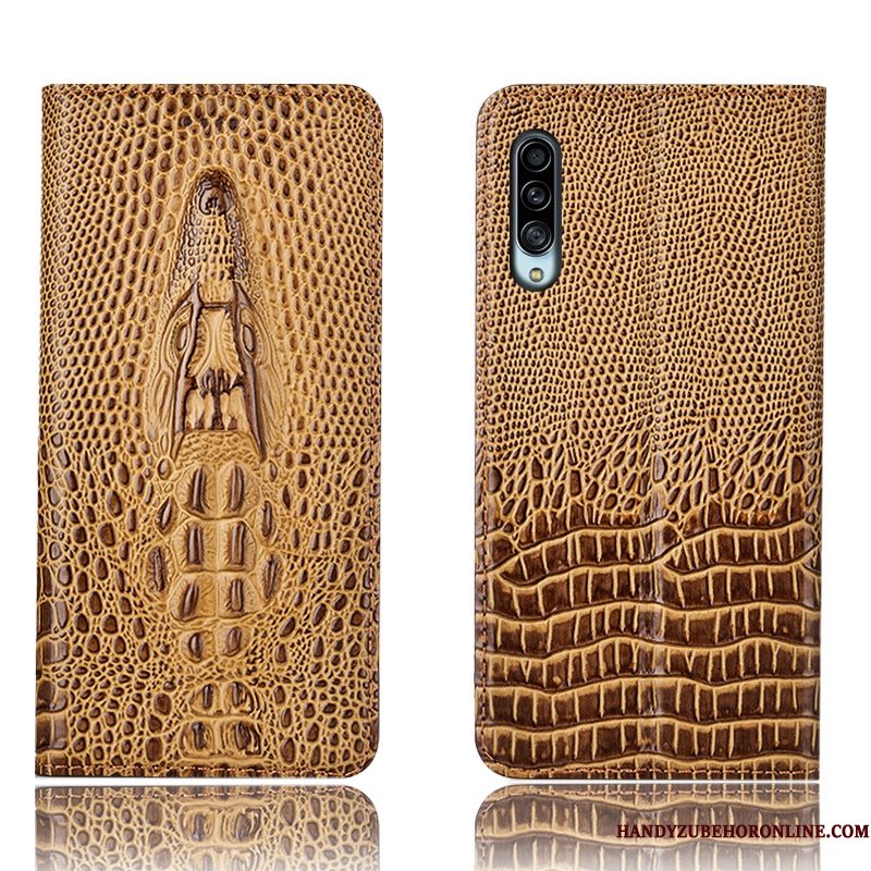 Hoesje Samsung Galaxy A90 5g Zakken Krokodil Anti-fall, Hoes Samsung Galaxy A90 5g Bescherming Telefoon