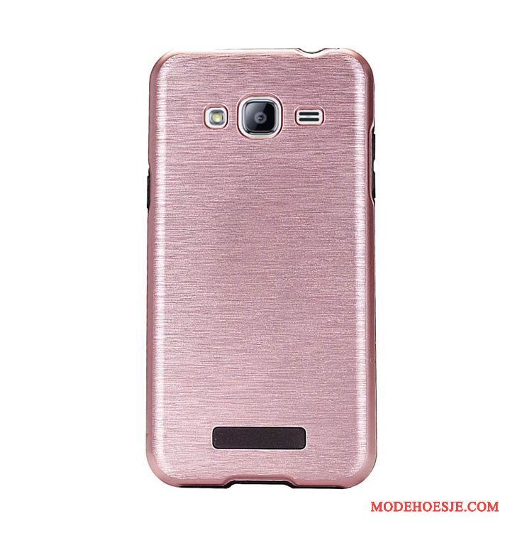 Hoesje Samsung Galaxy J3 2015 Scheppend Persoonlijk Zijde, Hoes Samsung Galaxy J3 2015 Bescherming Nieuwtelefoon