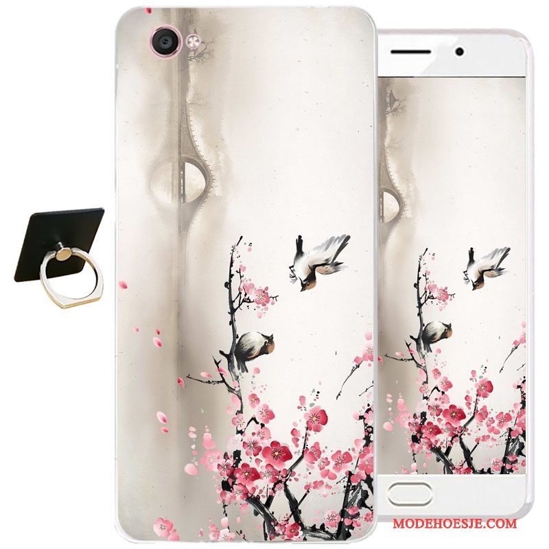 Hoesje Samsung Galaxy J3 2017 Bescherming Chinese Stijl Inkt Schilderij, Hoes Samsung Galaxy J3 2017 Zacht Blauwtelefoon