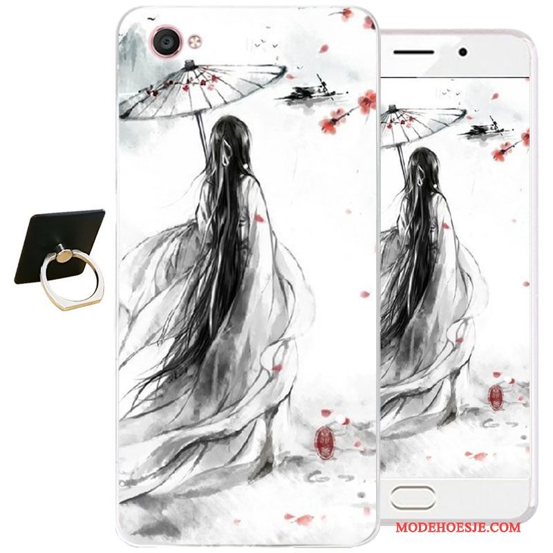 Hoesje Samsung Galaxy J3 2017 Bescherming Chinese Stijl Inkt Schilderij, Hoes Samsung Galaxy J3 2017 Zacht Blauwtelefoon