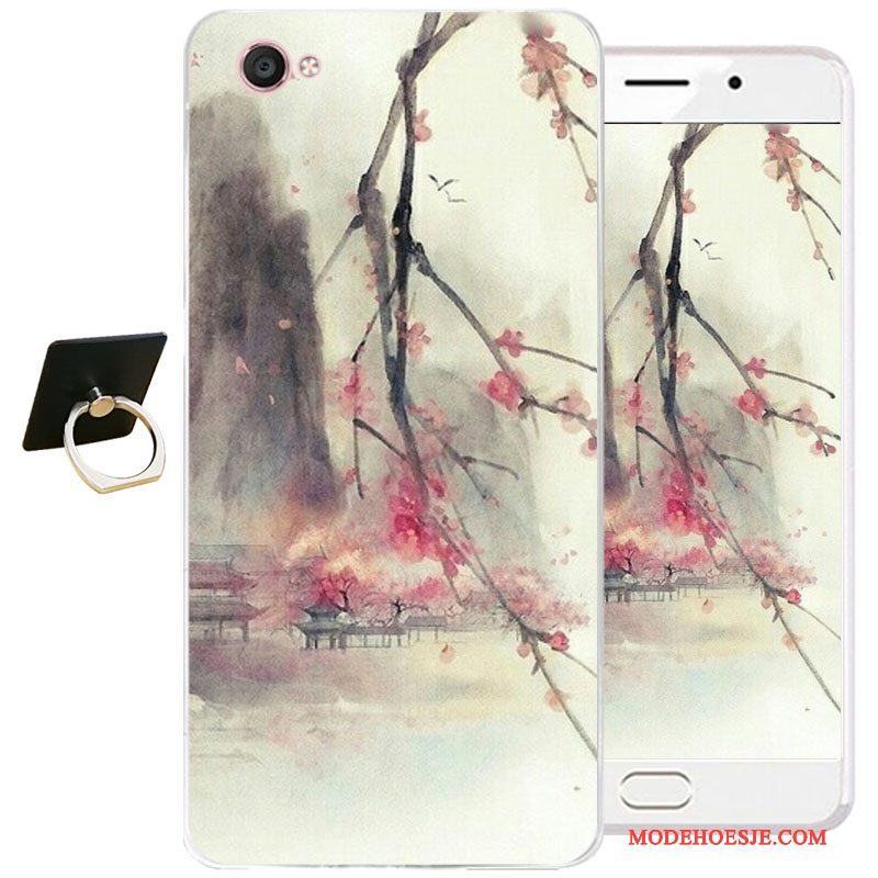 Hoesje Samsung Galaxy J3 2017 Bescherming Chinese Stijl Inkt Schilderij, Hoes Samsung Galaxy J3 2017 Zacht Blauwtelefoon