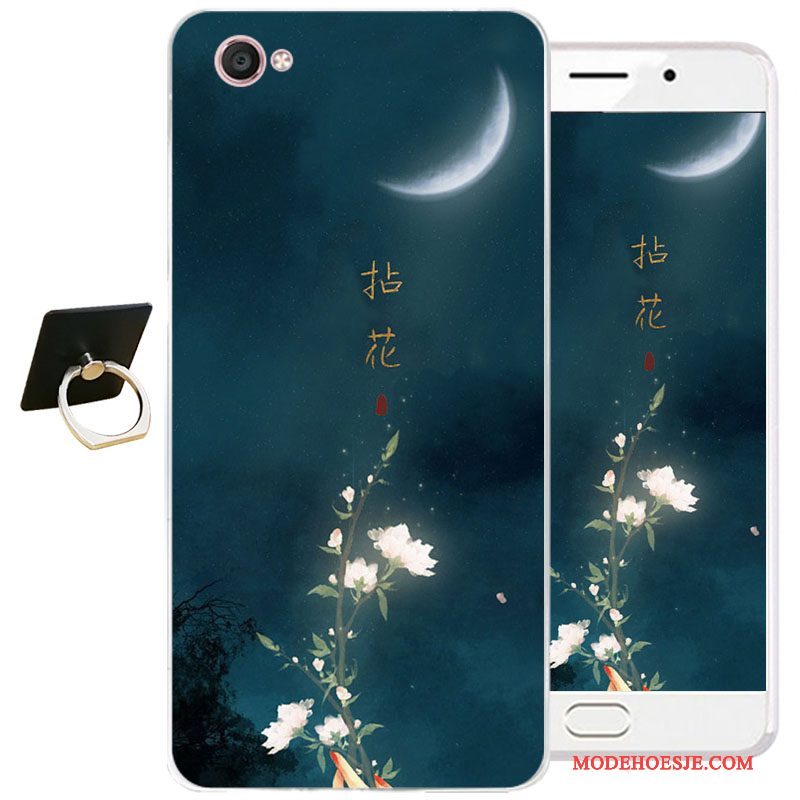 Hoesje Samsung Galaxy J3 2017 Bescherming Chinese Stijl Inkt Schilderij, Hoes Samsung Galaxy J3 2017 Zacht Blauwtelefoon