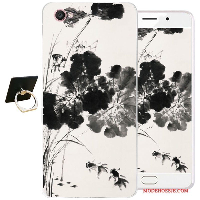 Hoesje Samsung Galaxy J3 2017 Bescherming Chinese Stijl Inkt Schilderij, Hoes Samsung Galaxy J3 2017 Zacht Blauwtelefoon