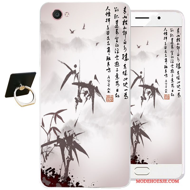 Hoesje Samsung Galaxy J3 2017 Bescherming Chinese Stijl Inkt Schilderij, Hoes Samsung Galaxy J3 2017 Zacht Blauwtelefoon