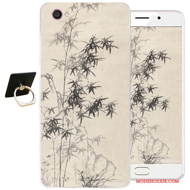 Hoesje Samsung Galaxy J3 2017 Bescherming Chinese Stijl Inkt Schilderij, Hoes Samsung Galaxy J3 2017 Zacht Blauwtelefoon