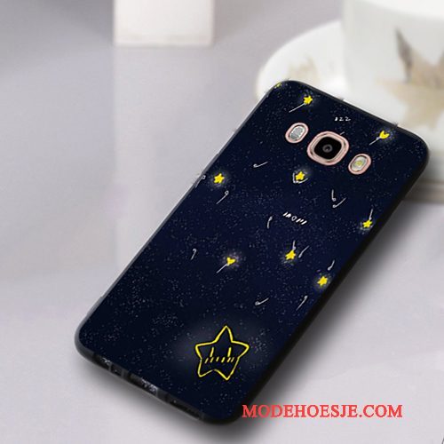 Hoesje Samsung Galaxy J5 2016 Bescherming Blauwtelefoon, Hoes Samsung Galaxy J5 2016 Zacht Hanger Anti-fall