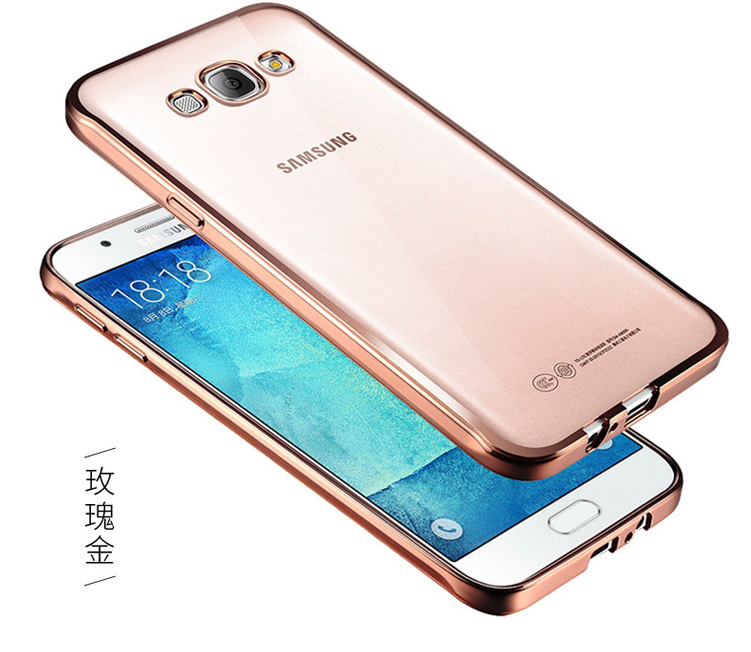 Hoesje Samsung Galaxy J5 2016 Bescherming Plating Anti-fall, Hoes Samsung Galaxy J5 2016 Zilvertelefoon