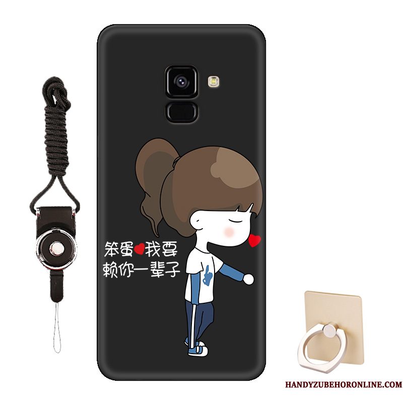Hoesje Samsung Galaxy J6 Mode Loverstelefoon, Hoes Samsung Galaxy J6 Spotprent Anti-fall Europa