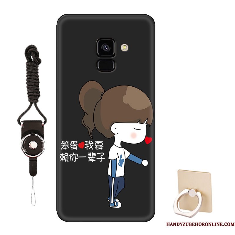 Hoesje Samsung Galaxy J6 Mode Loverstelefoon, Hoes Samsung Galaxy J6 Spotprent Anti-fall Europa