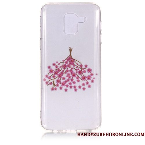 Hoesje Samsung Galaxy J6 Spotprent Hangertelefoon, Hoes Samsung Galaxy J6 Zacht Anti-fall