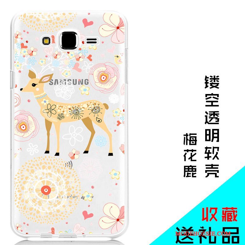 Hoesje Samsung Galaxy J7 2015 Siliconen Telefoon Doorzichtig, Hoes Samsung Galaxy J7 2015 Kleur