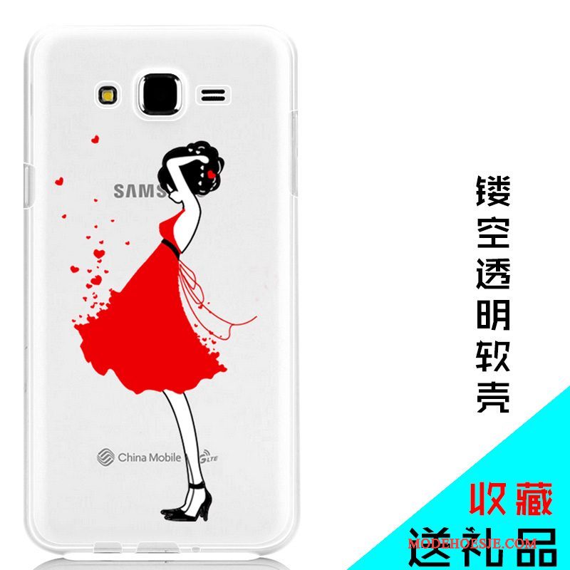Hoesje Samsung Galaxy J7 2015 Siliconen Telefoon Doorzichtig, Hoes Samsung Galaxy J7 2015 Kleur