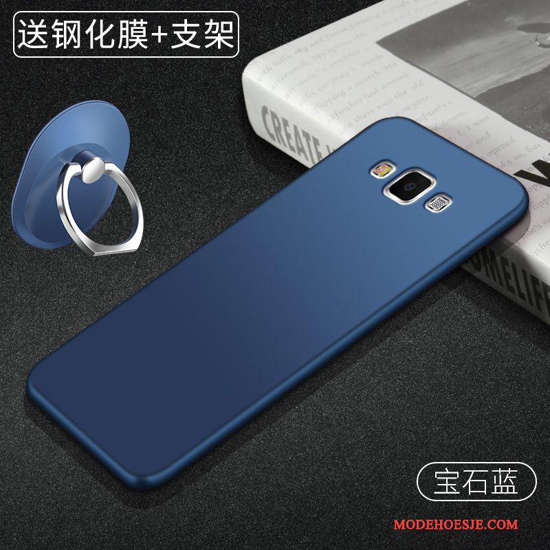 Hoesje Samsung Galaxy J7 2016 Siliconen Grote Eenvoudige, Hoes Samsung Galaxy J7 2016 Zacht Telefoon Rood