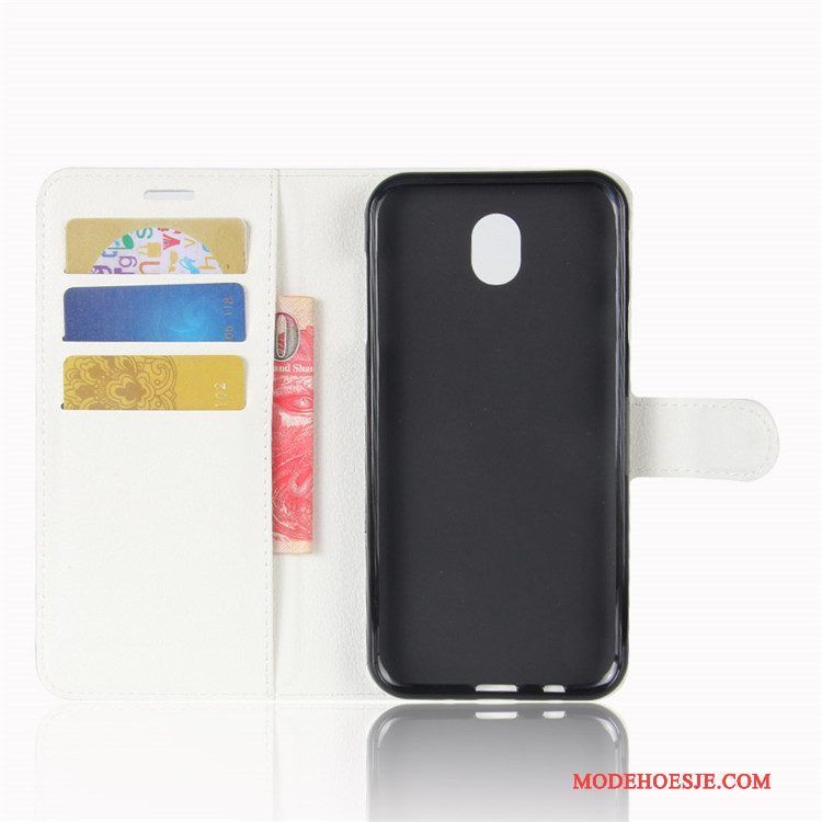Hoesje Samsung Galaxy J7 2017 Portemonnee Europa Zwart, Hoes Samsung Galaxy J7 2017 Bescherming