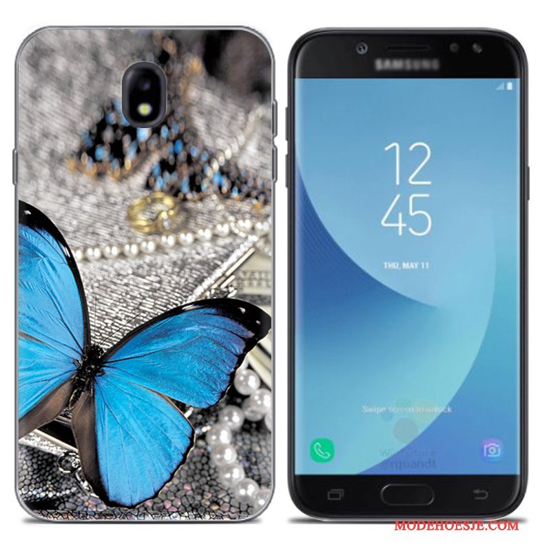 Hoesje Samsung Galaxy J7 2017 Scheppend Grijstelefoon, Hoes Samsung Galaxy J7 2017 Zacht Europa