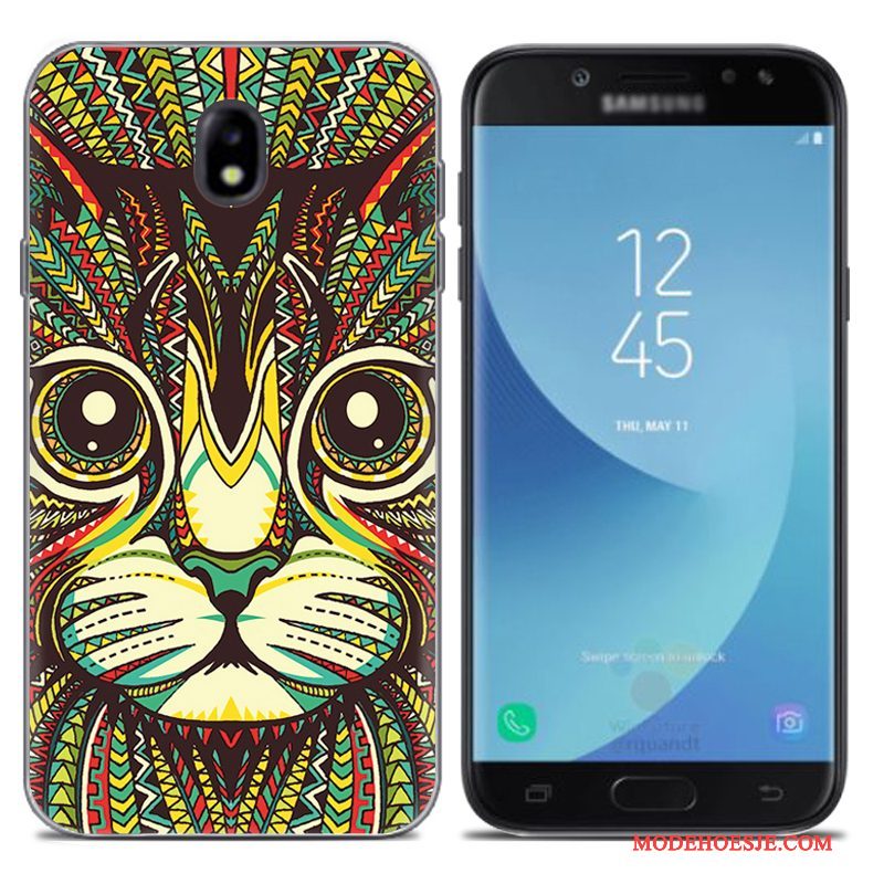 Hoesje Samsung Galaxy J7 2017 Scheppend Grijstelefoon, Hoes Samsung Galaxy J7 2017 Zacht Europa