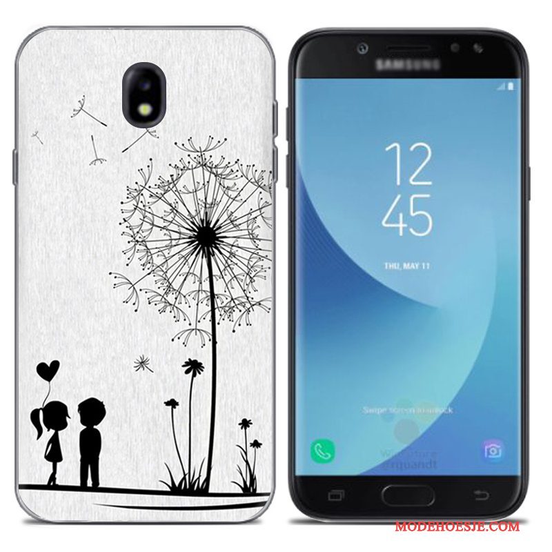 Hoesje Samsung Galaxy J7 2017 Scheppend Grijstelefoon, Hoes Samsung Galaxy J7 2017 Zacht Europa