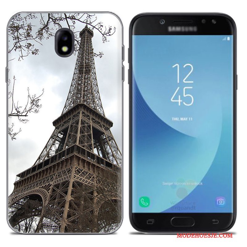 Hoesje Samsung Galaxy J7 2017 Scheppend Grijstelefoon, Hoes Samsung Galaxy J7 2017 Zacht Europa