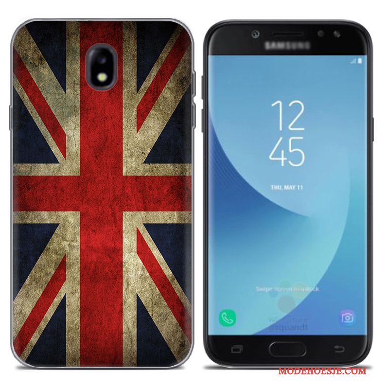 Hoesje Samsung Galaxy J7 2017 Scheppend Grijstelefoon, Hoes Samsung Galaxy J7 2017 Zacht Europa