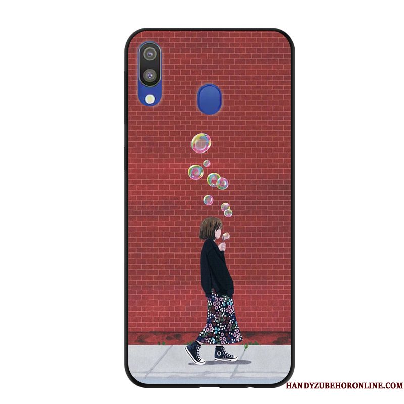 Hoesje Samsung Galaxy M20 Bescherming Mooietelefoon, Hoes Samsung Galaxy M20 Schrobben Anti-fall