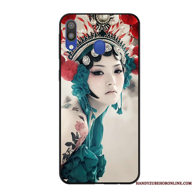 Hoesje Samsung Galaxy M20 Bescherming Mooietelefoon, Hoes Samsung Galaxy M20 Schrobben Anti-fall