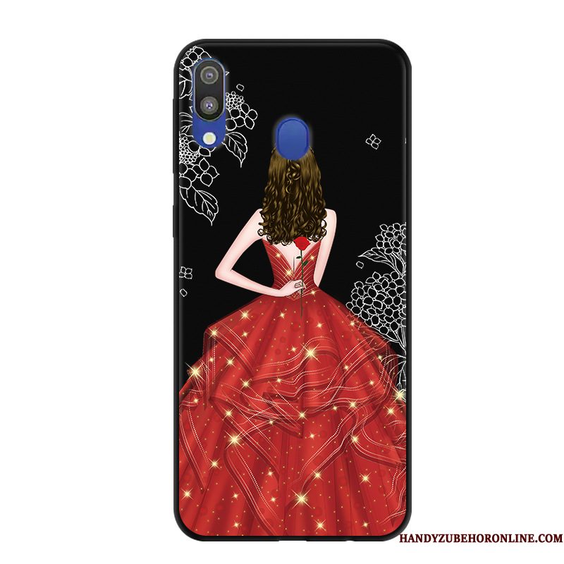 Hoesje Samsung Galaxy M20 Bescherming Mooietelefoon, Hoes Samsung Galaxy M20 Schrobben Anti-fall