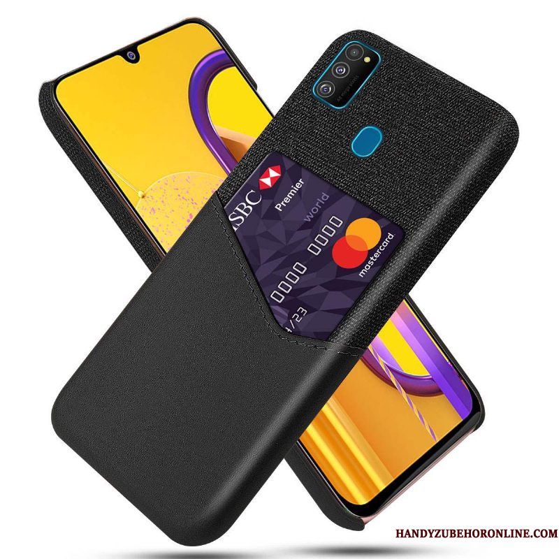 Hoesje Samsung Galaxy M30s Scheppend Grijstelefoon, Hoes Samsung Galaxy M30s Bescherming Persoonlijk Trend