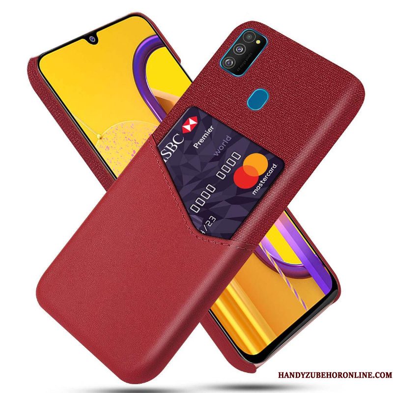 Hoesje Samsung Galaxy M30s Scheppend Grijstelefoon, Hoes Samsung Galaxy M30s Bescherming Persoonlijk Trend