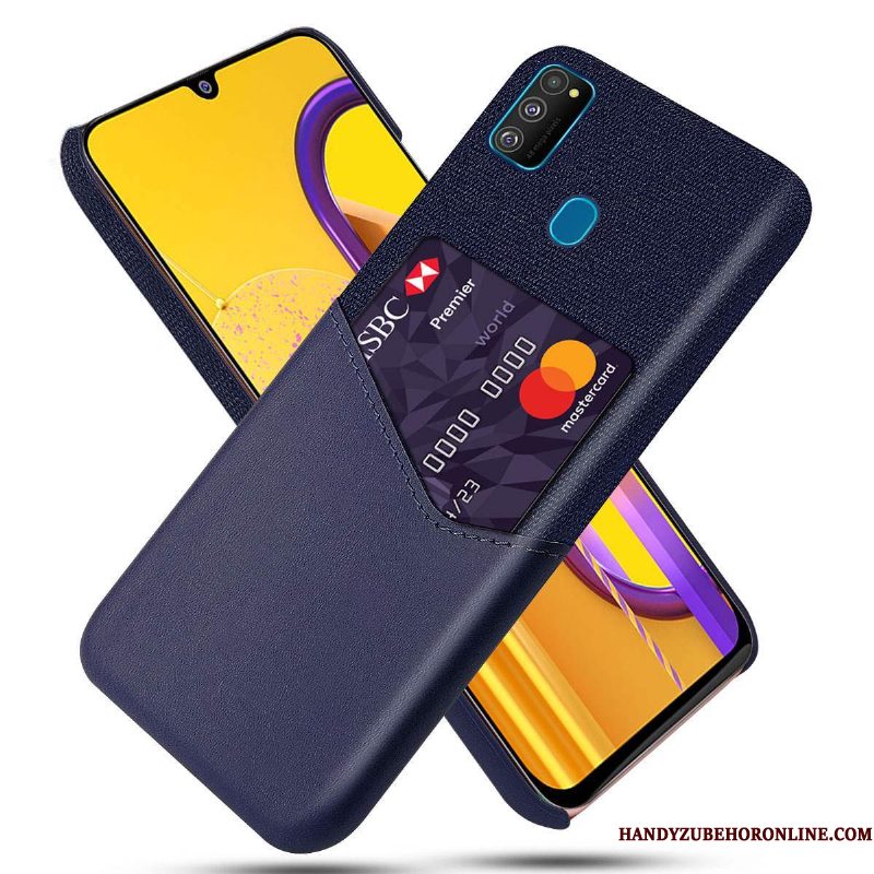 Hoesje Samsung Galaxy M30s Scheppend Grijstelefoon, Hoes Samsung Galaxy M30s Bescherming Persoonlijk Trend