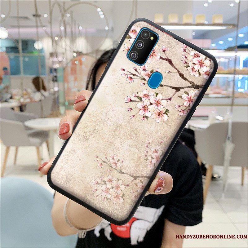 Hoesje Samsung Galaxy M30s Siliconen Telefoon Chinese Stijl, Hoes Samsung Galaxy M30s Zacht Schrobben