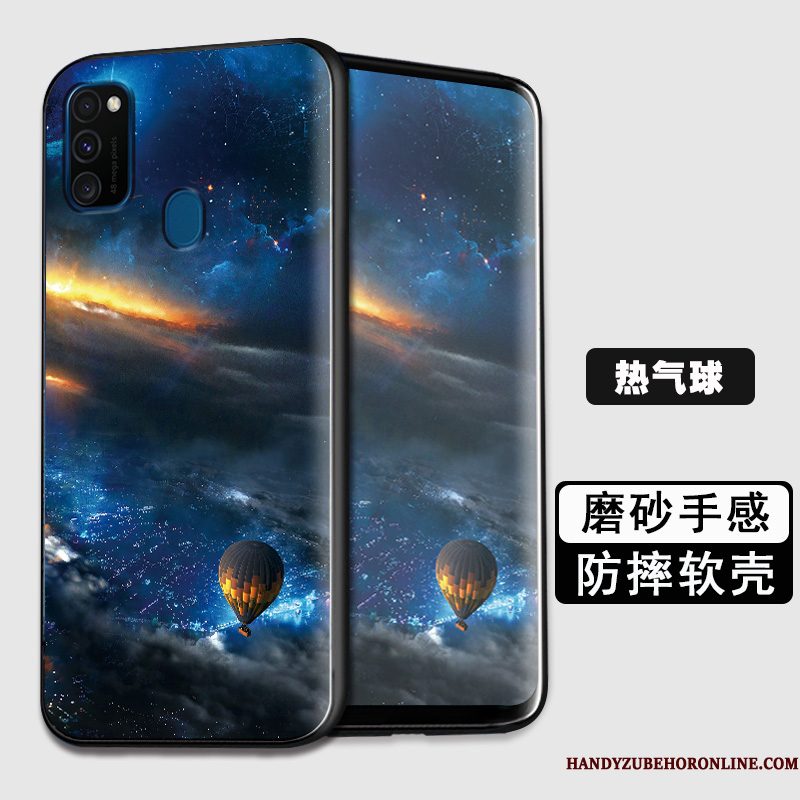 Hoesje Samsung Galaxy M30s Zacht Persoonlijktelefoon, Hoes Samsung Galaxy M30s Bescherming Zwart