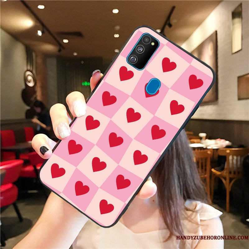 Hoesje Samsung Galaxy M30s Zakken Schrobben Trendy Merk, Hoes Samsung Galaxy M30s Bescherming Lovers Wind