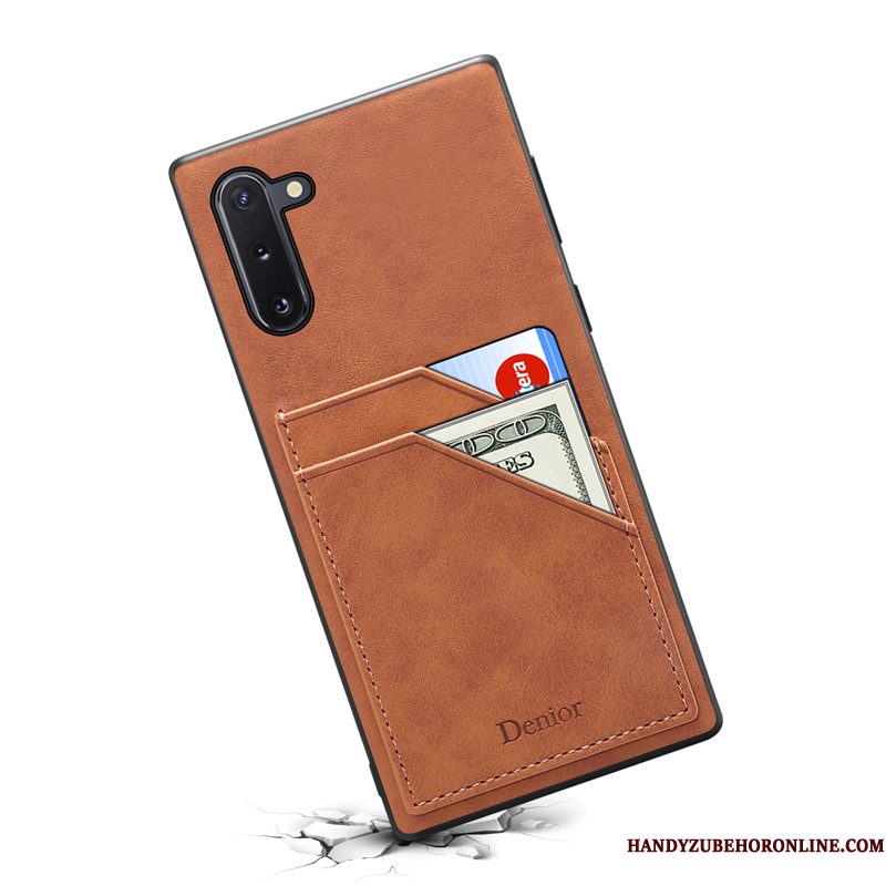 Hoesje Samsung Galaxy Note 10 Bescherming Groentelefoon, Hoes Samsung Galaxy Note 10 Anti-fall