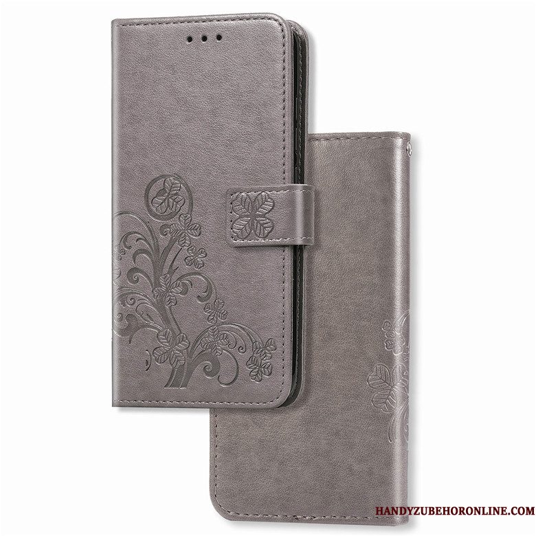 Hoesje Samsung Galaxy Note 10+ Folio Zwarttelefoon, Hoes Samsung Galaxy Note 10+ Zacht Anti-fall