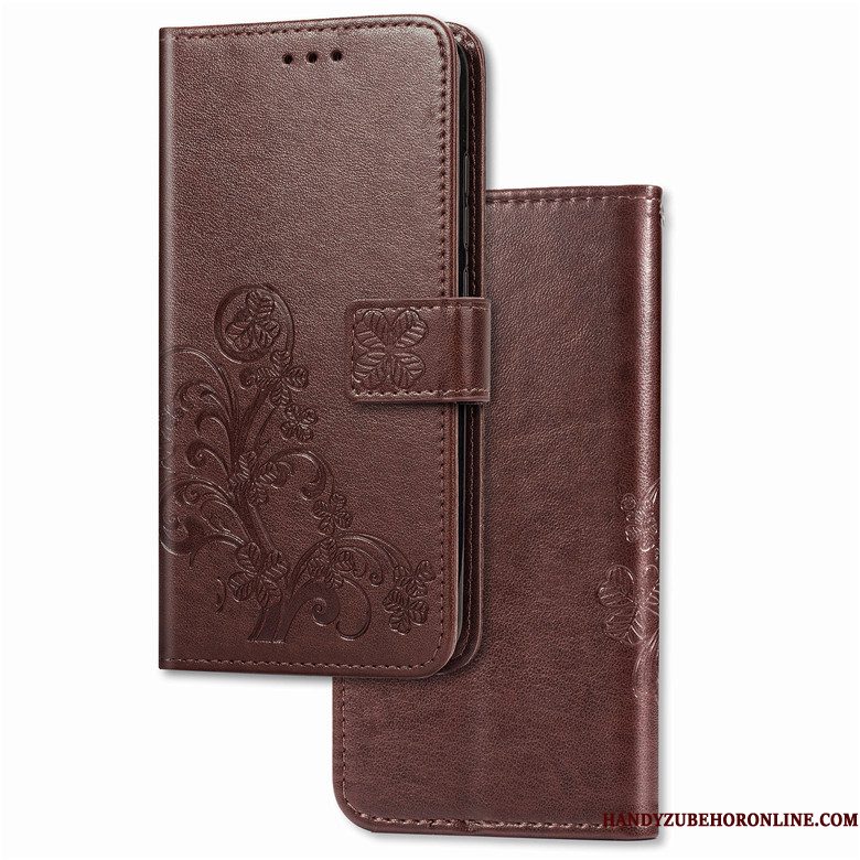 Hoesje Samsung Galaxy Note 10+ Folio Zwarttelefoon, Hoes Samsung Galaxy Note 10+ Zacht Anti-fall