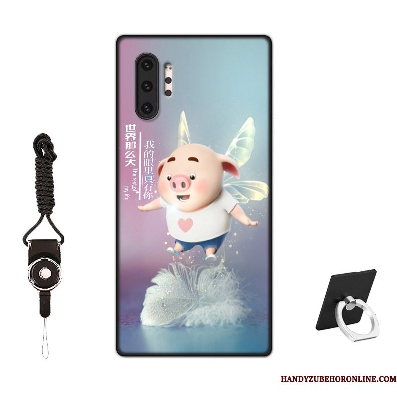 Hoesje Samsung Galaxy Note 10+ Geschilderd Pas Anti-fall, Hoes Samsung Galaxy Note 10+ Zacht Net Red Lovers