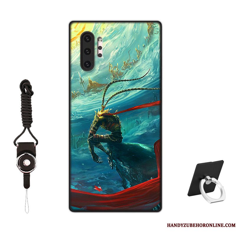 Hoesje Samsung Galaxy Note 10+ Geschilderd Pas Anti-fall, Hoes Samsung Galaxy Note 10+ Zacht Net Red Lovers