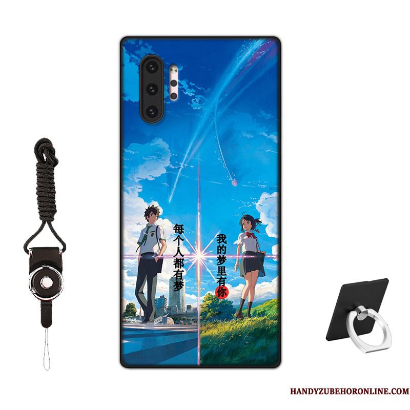 Hoesje Samsung Galaxy Note 10+ Geschilderd Pas Anti-fall, Hoes Samsung Galaxy Note 10+ Zacht Net Red Lovers