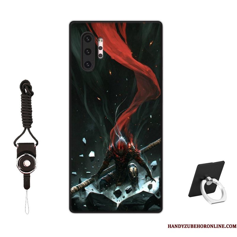 Hoesje Samsung Galaxy Note 10+ Geschilderd Pas Anti-fall, Hoes Samsung Galaxy Note 10+ Zacht Net Red Lovers