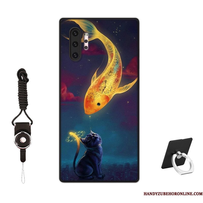 Hoesje Samsung Galaxy Note 10+ Geschilderd Pas Anti-fall, Hoes Samsung Galaxy Note 10+ Zacht Net Red Lovers